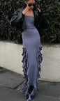 Split Maxi Bodycon Dress