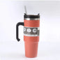 Handled Car Cup with Straw